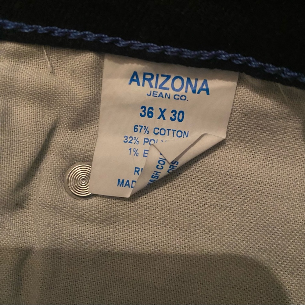 ARIZONA Mens Black jeans. NEW 36x30 - Picture 5 of 5